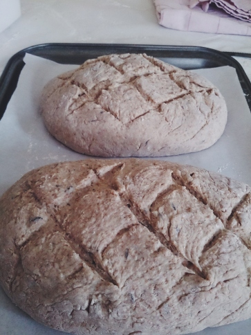 Just before it hits the hot oven, give these loaves some attitude!